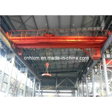 Double Girder Overhead Bridge Crane with Electromagnet